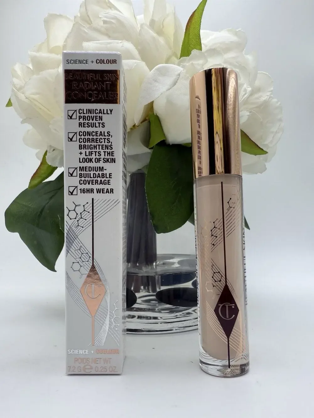 Charlotte Tilbury Beautiful Skin Radiant Concealer 1 Fair 0.25oz / 7.2g